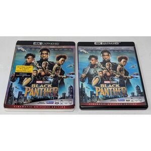 Black Panther 4K Ultra HD UHD Blu-ray Bluray with Slipcover